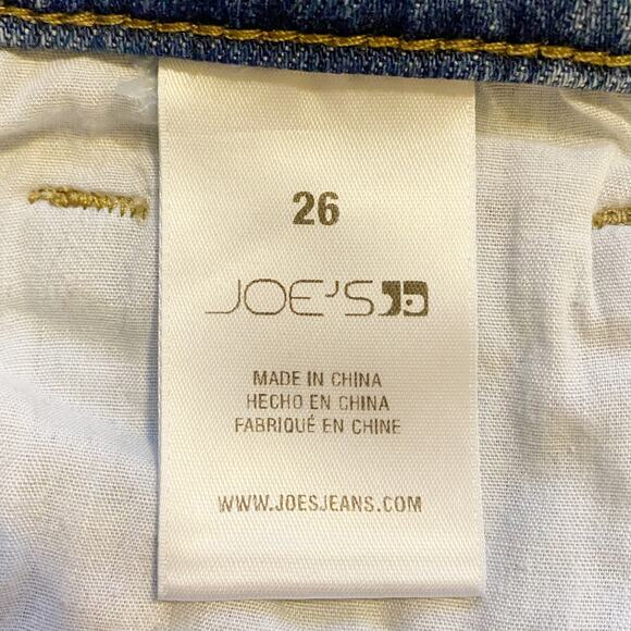 Joe’s Jeans Women's Calliope The Lara Raw Hem Denim Straight Leg Jeans - 26 - Picture 14 of 15